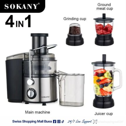 Sokany 4-in-1 Juice Extractor
