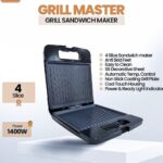 Grill master sandwich maker