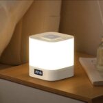 Rechargeable home multifunctional table lamp with digital clock