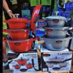 7-piece iron cast pot set