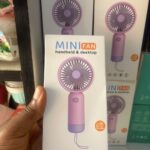 Mini handheld rechargeable fan