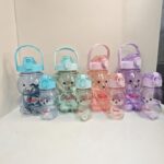 2-in-1 teddy bear water bottle