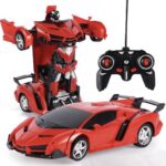 Transformer stunt car with remote control