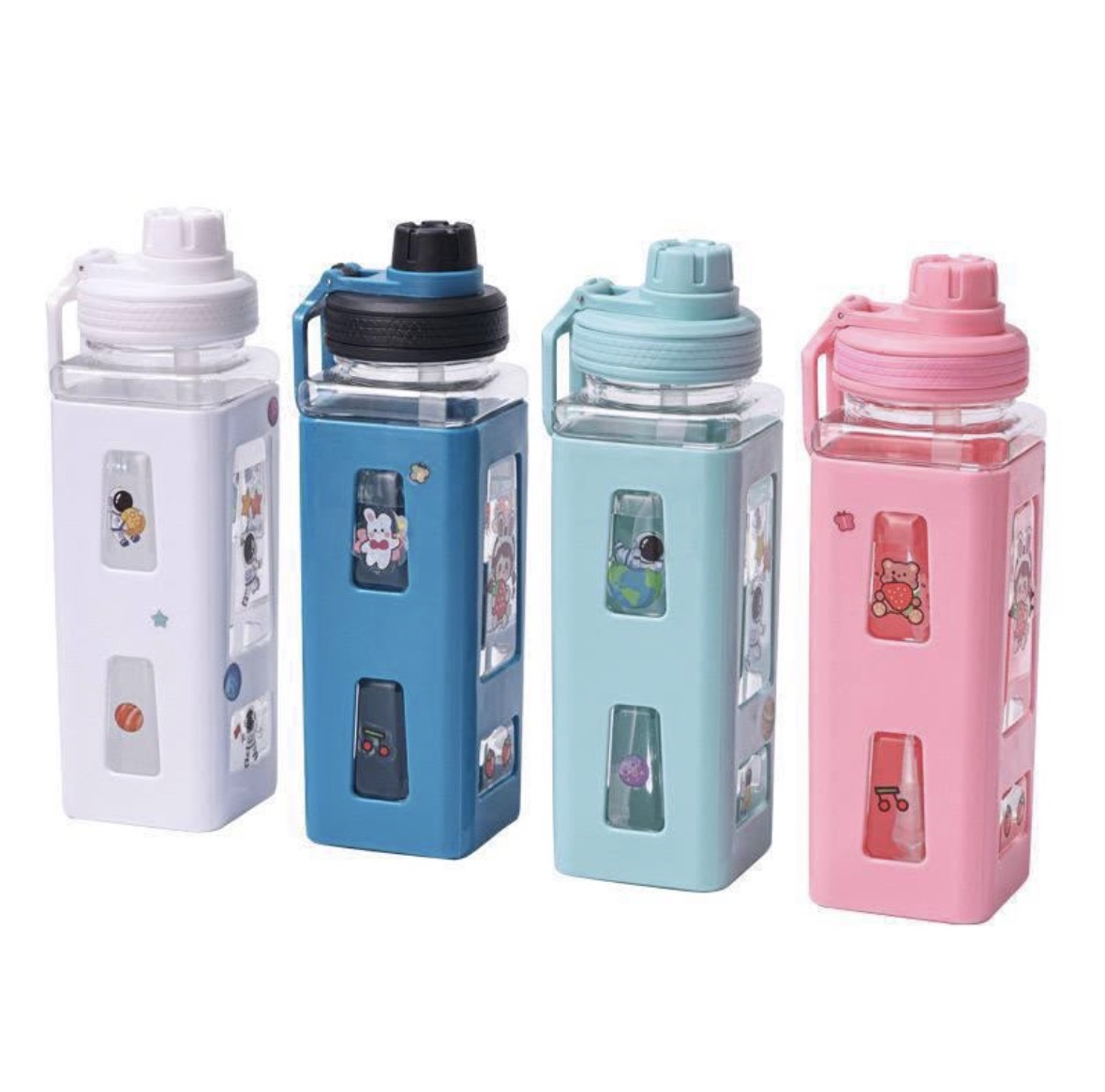 Screenshot 3D water bottle with straw - Image 1