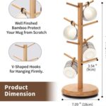 Wooden bamboo cup holder
