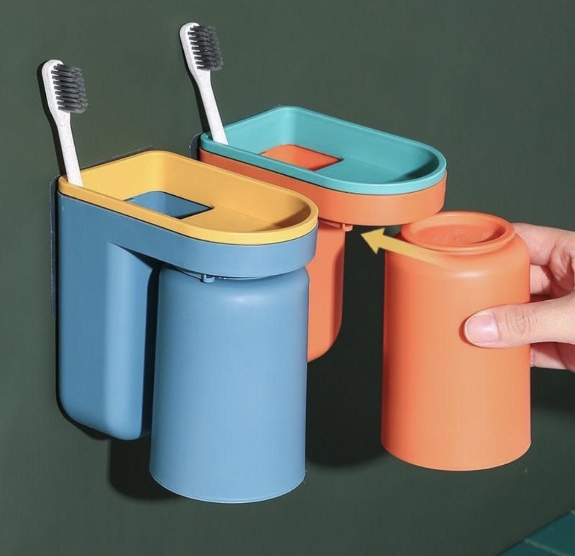Screenshot Toothbrush Rack Punch-Free Light Luxury Mouthwash Cup - Image 1